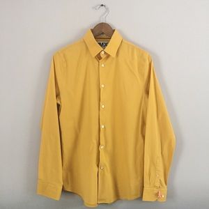 Men's Yellow Gold Express Button Down Shirt